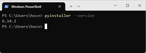 Display PyInstaller version information