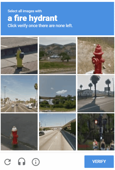 reCAPTCHA 验证