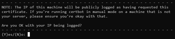 申请Let's Encrypt证书