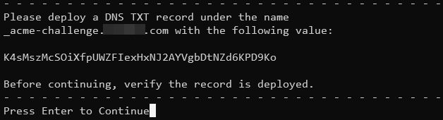 申请Let's Encrypt证书